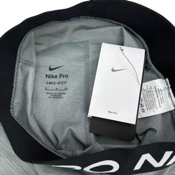 NWT NIKE Pro 365 Women's Mid-Rise Crop Leggings Size Small Smoke Grey / Heather - Picture 8 of 10